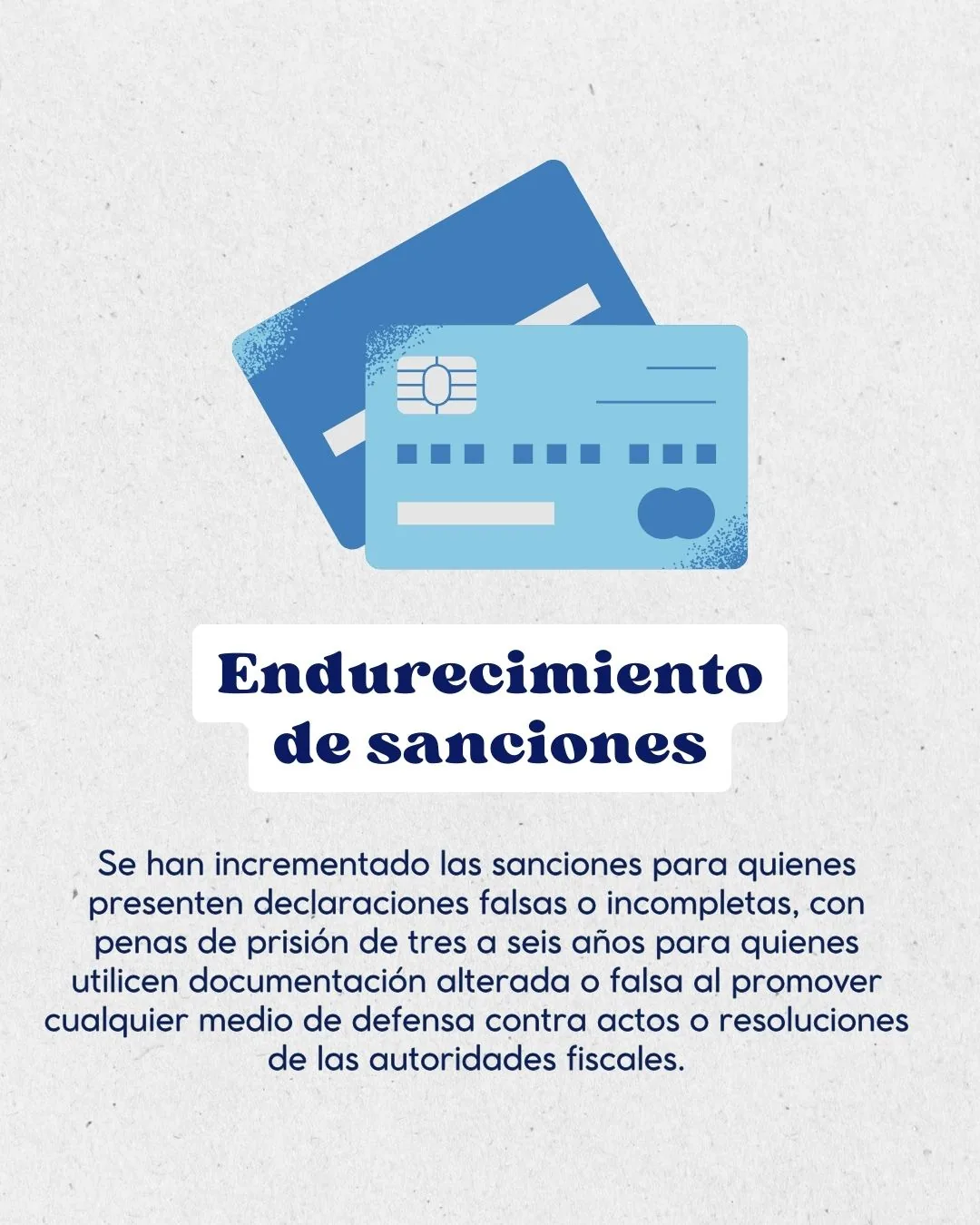 Publicación sobre sanciones fiscales